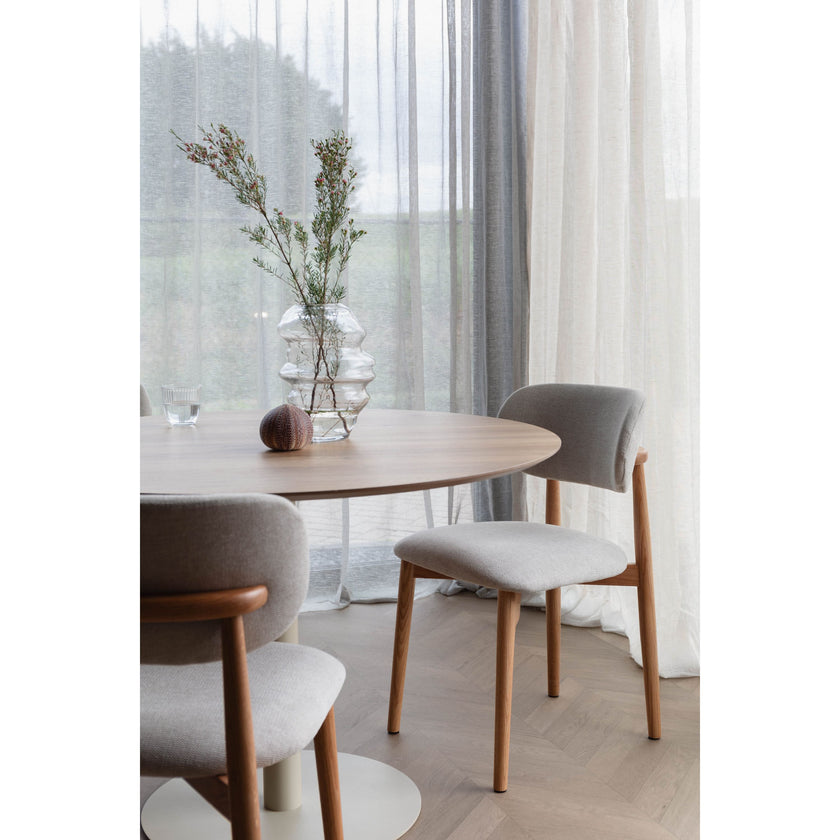 Steven Eettafel Rond Beige