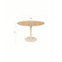 Steven Eettafel Rond Beige