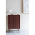 Davis Kast Metaal Bruin/ Rood
