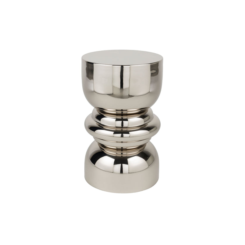 Kinga Bijzettafel Rond 29.50 cm Zilver