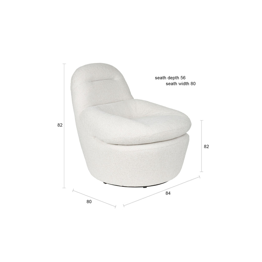 Velvoro Fauteuil Off-White