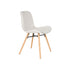 Lester Eetkamerstoel Houten poten Beige