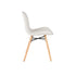 Lester Eetkamerstoel Houten poten Beige