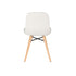 Lester Eetkamerstoel Houten poten Beige