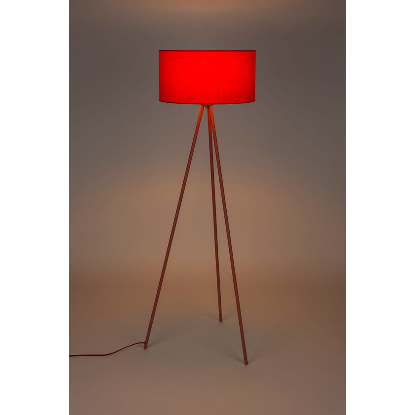 Susie Vloerlamp Driepoot Roodn