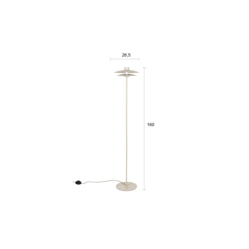 Wubbo Vloerlamp Beige