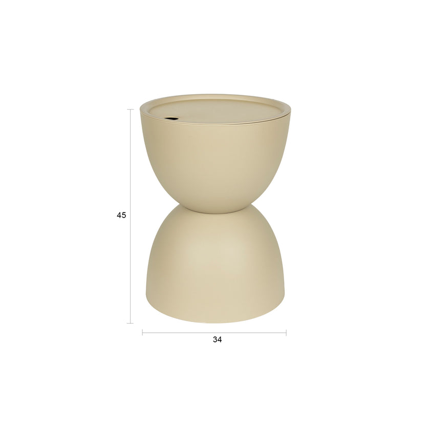 Mara Tuin Bijzettafel Beige