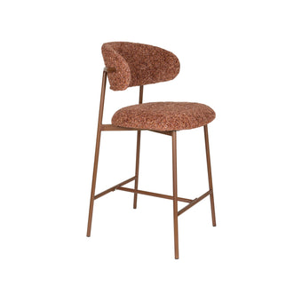 Claes Counter Stoel Terracotta kleur