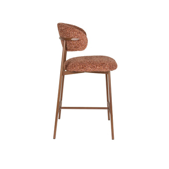 Claes Counter Stoel Terracotta kleur