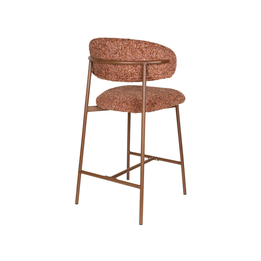Claes Counter Stoel Terracotta kleur