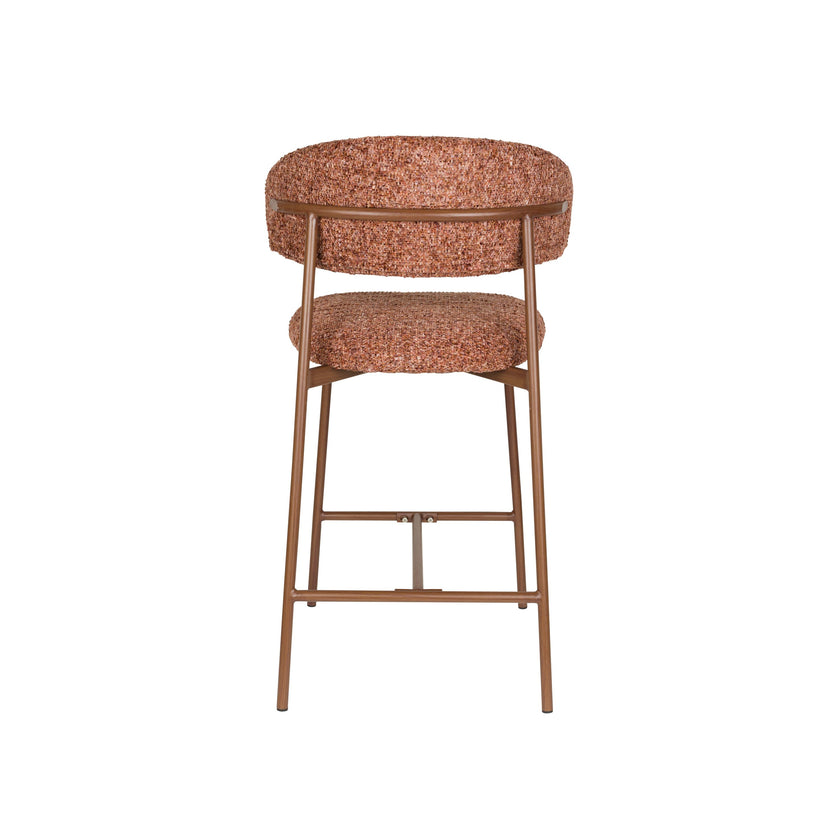 Claes Counter Stoel Terracotta kleur