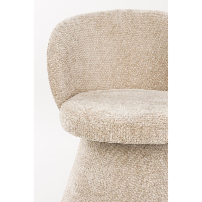 Milly eetkamerstoel Taupe