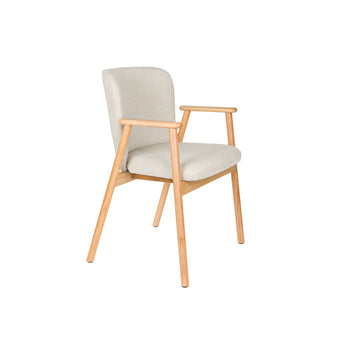 Kenna Eetkamerstoel met Armleuning Beige