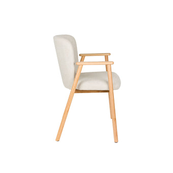 Kenna Eetkamerstoel met Armleuning Beige