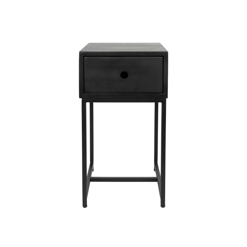 Coco Bijzettafel/Nachtkastje Zwart