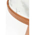 Mees Salontafel Rond 50 cm Marmer/ Hout