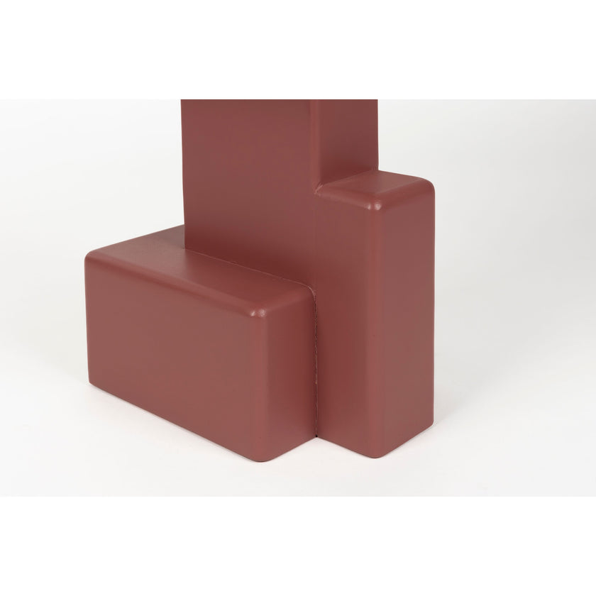 Blast Bijzettafel Vierkant Marsala Rood