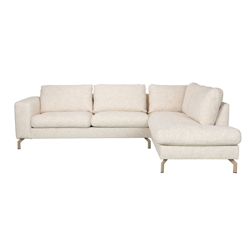 Glen 4,5-zitsbank/ Hoekbank Rechts Beige