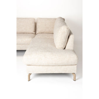 Glen 4,5-zitsbank/ Hoekbank Rechts Beige
