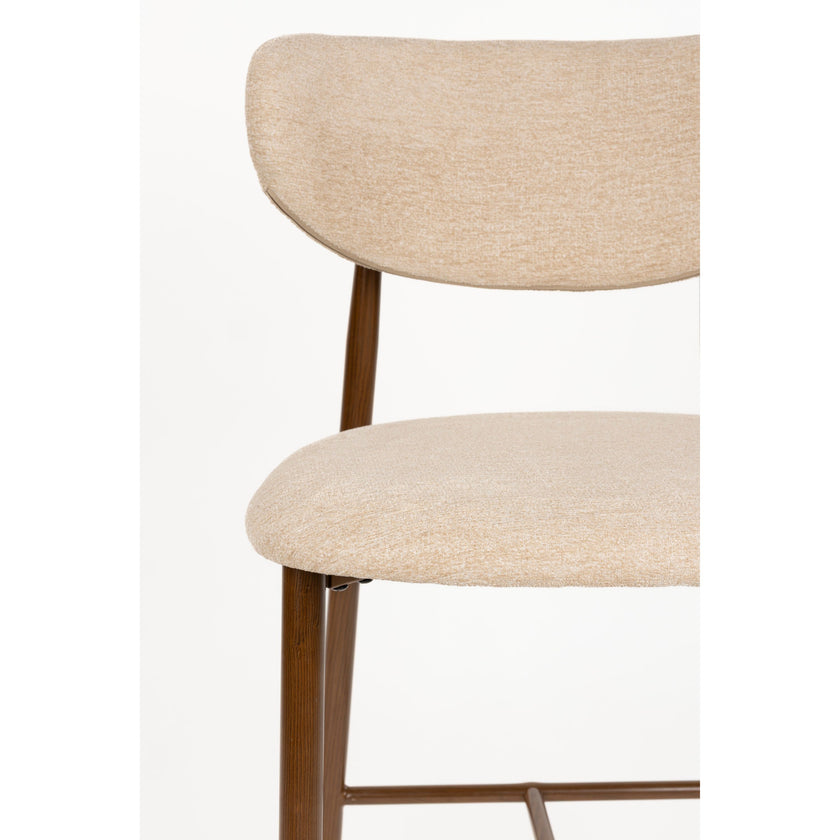 Noor Counter/ Barkrukken met rugleuning 66 cm