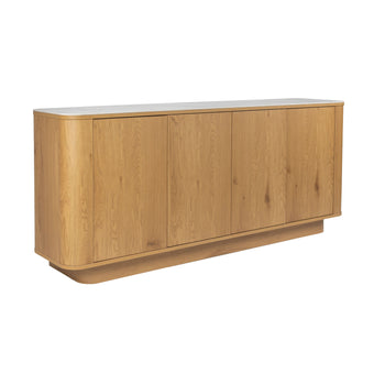 Almira Dressoir Hoog 180 cm Eiken/ Marmerlook