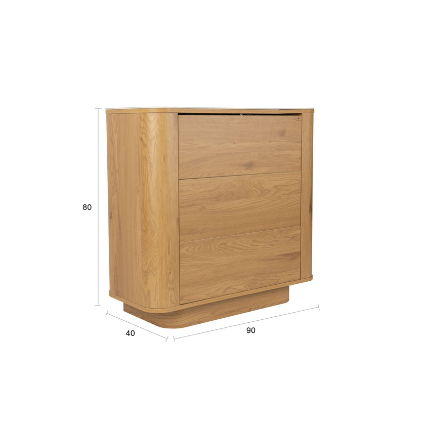 Almira Ladekast Naturel