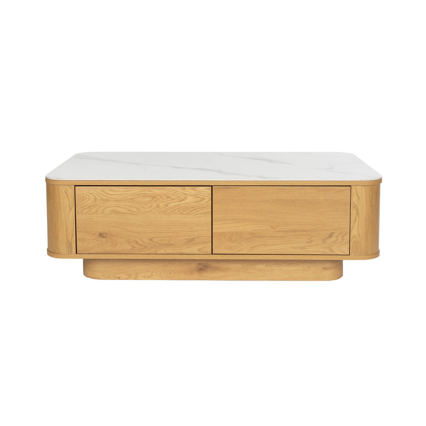 Almira Salontafel 120x60 cm Eiken/ Marmerlook