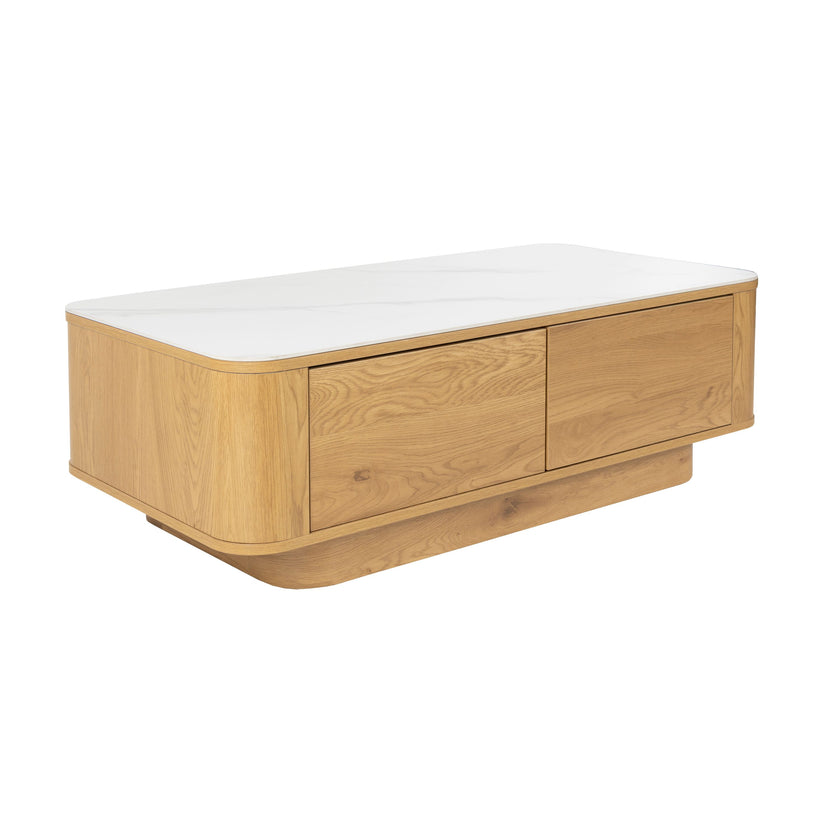 Almira Salontafel 120x60 cm Eiken/ Marmerlook