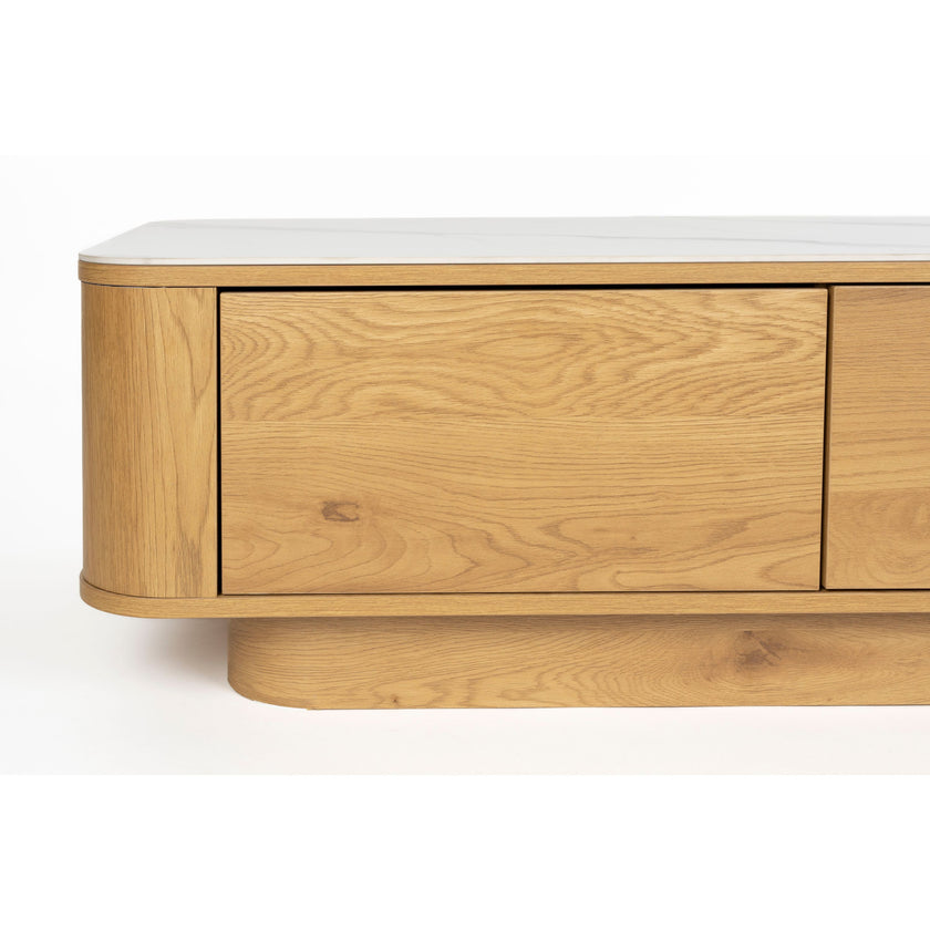 Almira Salontafel 120x60 cm Eiken/ Marmerlook