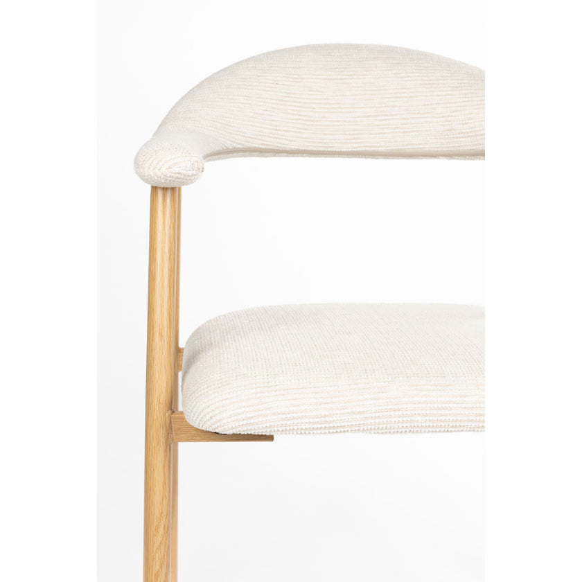 Amy Eetkamerstoel Beige