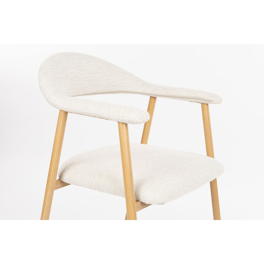 Amy Eetkamerstoel Beige