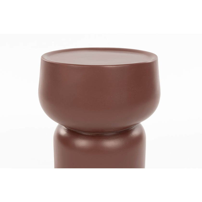 Eline Bijzettafel Rond 30 cm Terracotta