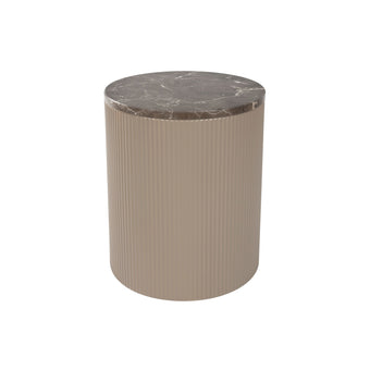 Anna Bijzettafel Rond 35 cm Beige