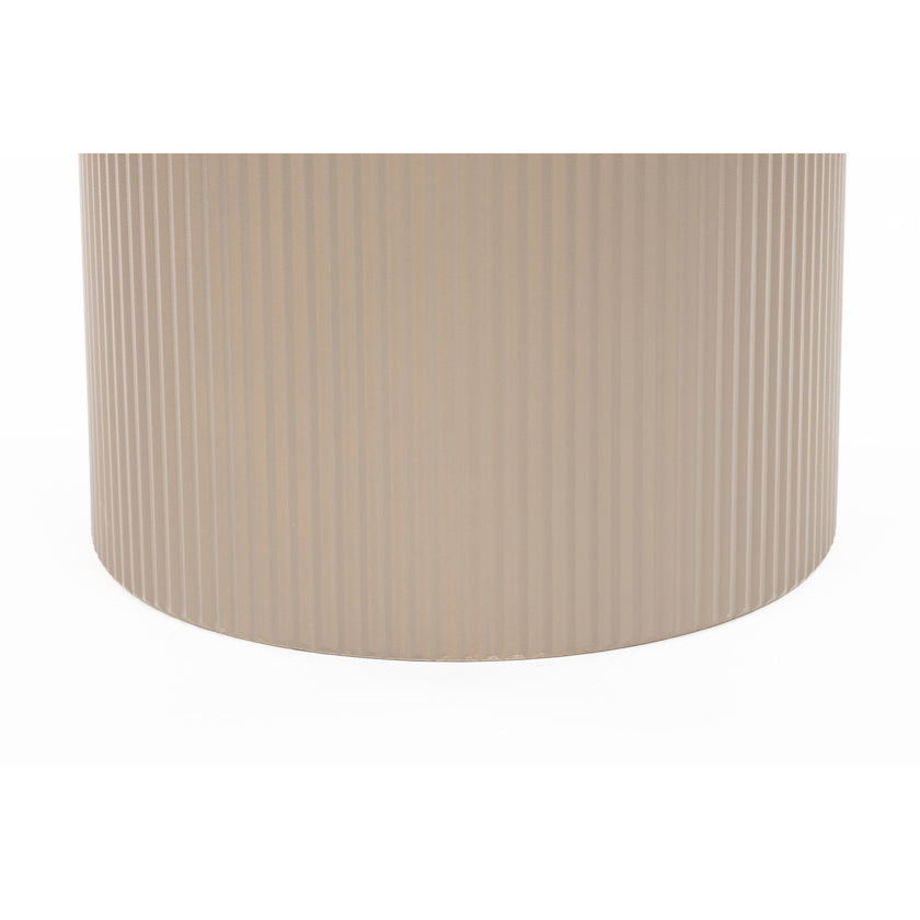 Anna Bijzettafel Rond 35 cm Beige