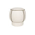 Marina Poef Rond 45 cm Wit