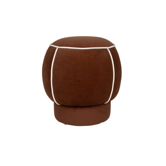 Marina Poef Rond 45 cm Rood