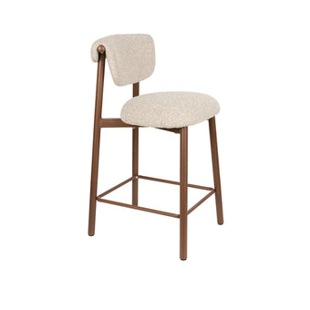 Lee Barkruk rugleuning 65 cm Beige