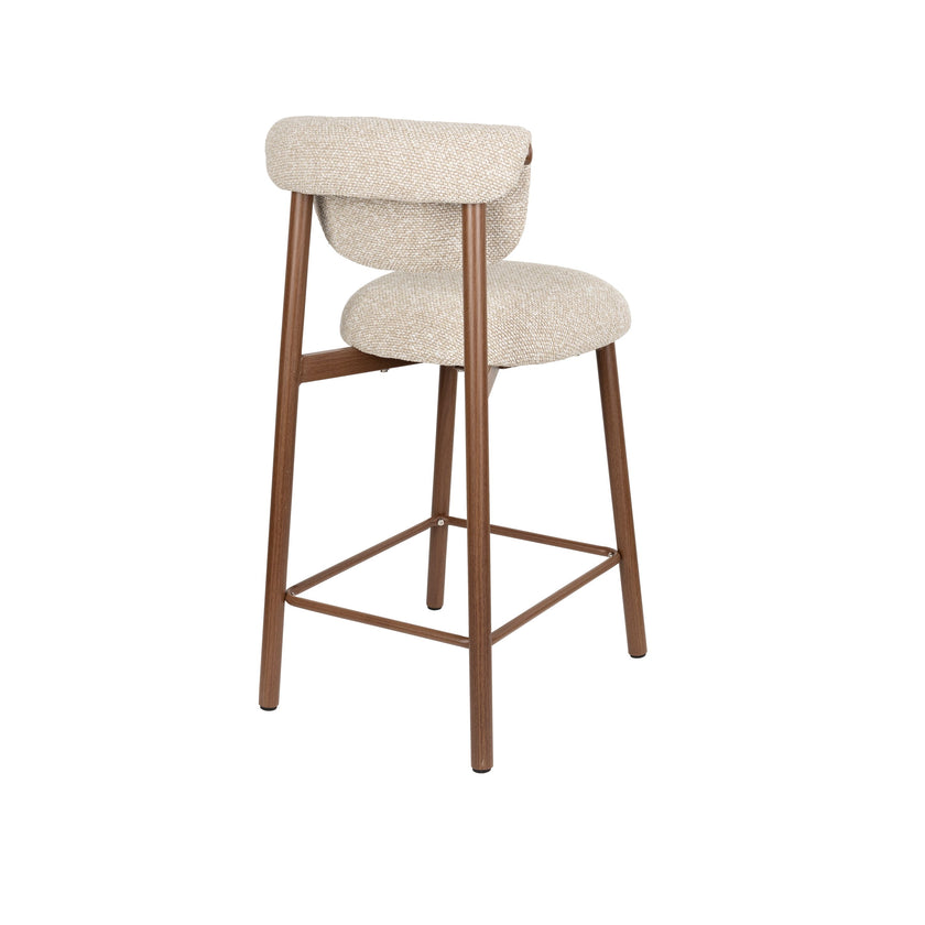 Lee Barkruk rugleuning 65 cm Beige