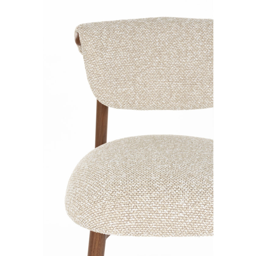 Lee Barkruk rugleuning 65 cm Beige