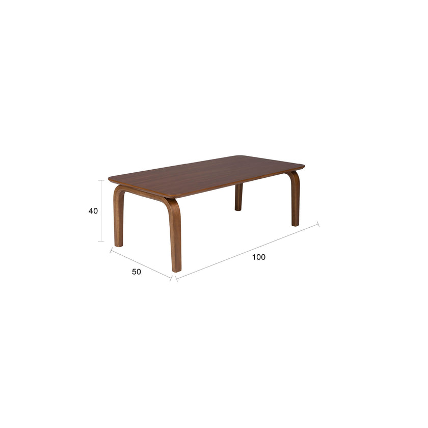 Walden Salontafel Walnoot Bruin