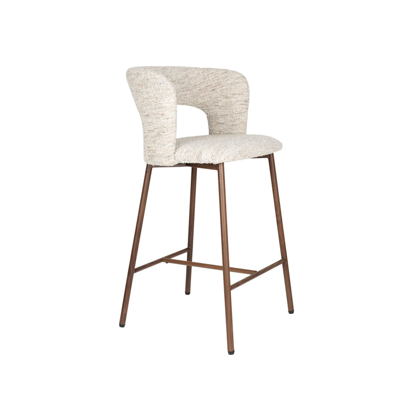Chelsea Barkruk rugleuning 67 cm Beige