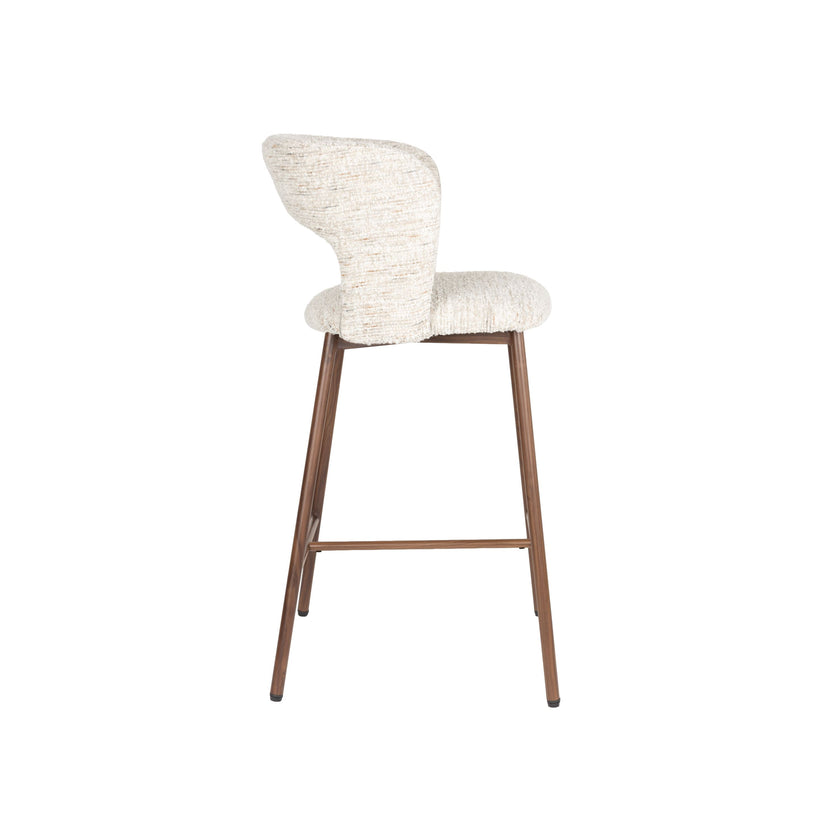 Chelsea Barkruk rugleuning 67 cm Beige