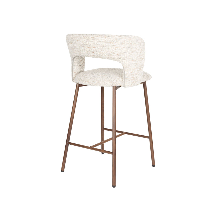 Chelsea Barkruk rugleuning 67 cm Beige