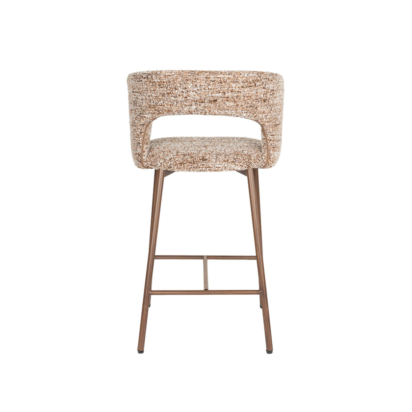 Chelsea Barkruk rugleuning 67 cm Bruin