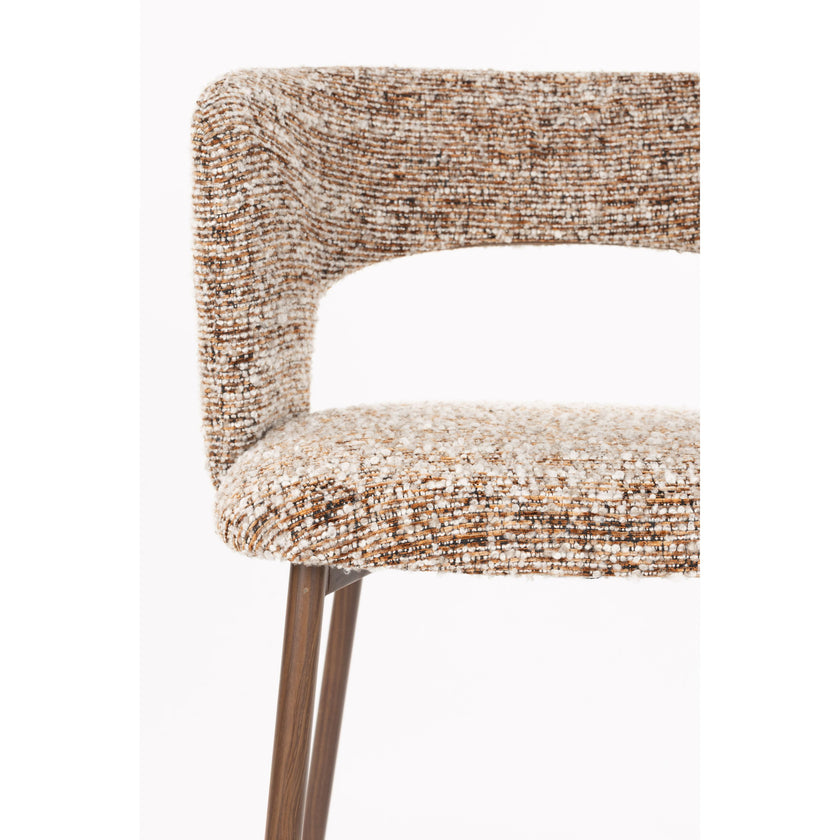 Chelsea Barkruk rugleuning 67 cm Bruin
