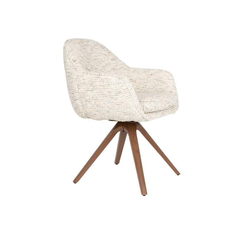 Batoul Eetkamerstoel Armleuning Beige