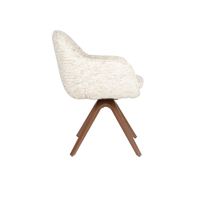 Batoul Eetkamerstoel Armleuning Beige