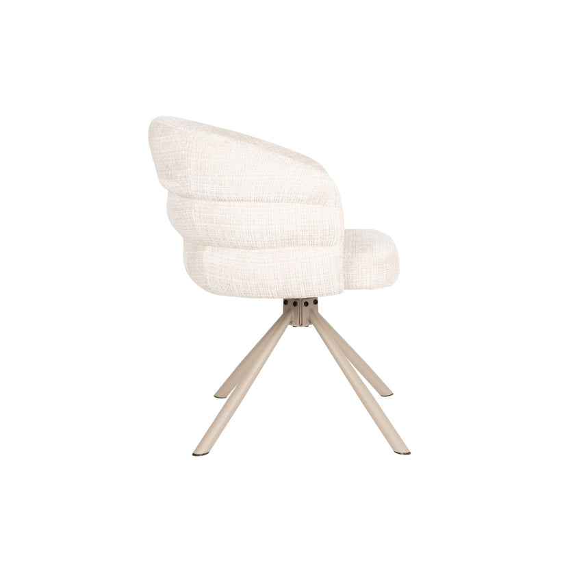 Marjolein Eetkamerstoel Armleuning Beige