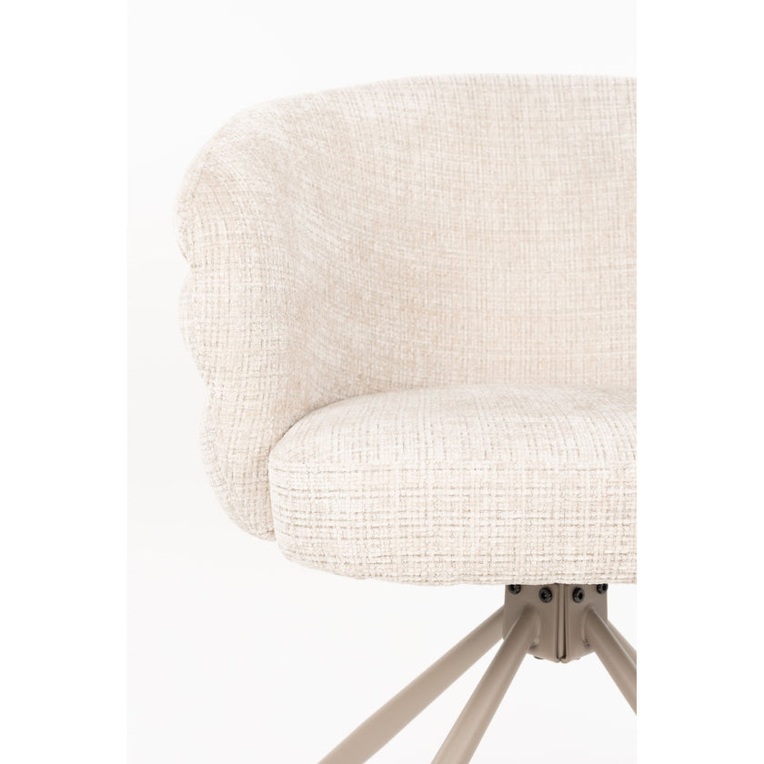 Marjolein Eetkamerstoel Armleuning Beige