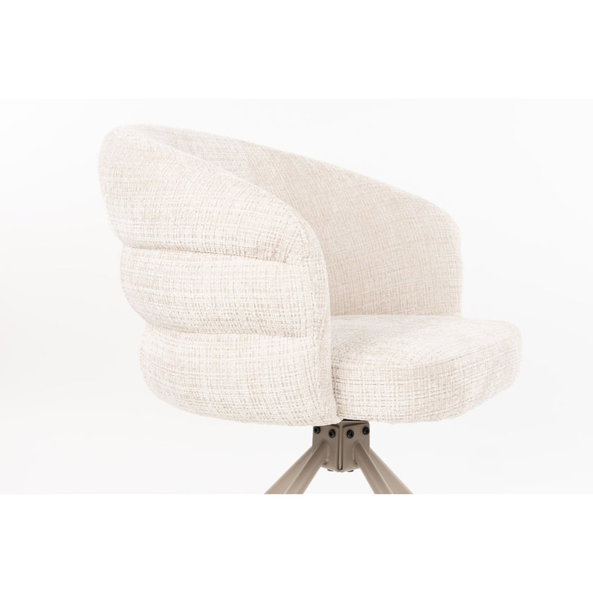 Marjolein Eetkamerstoel Armleuning Beige